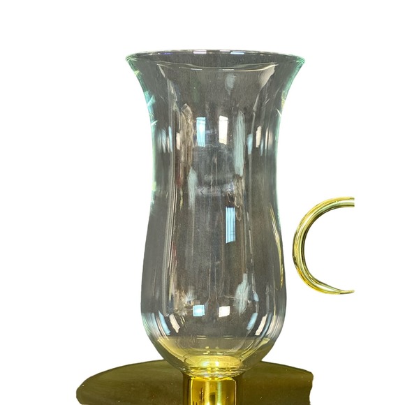 Baldwin USA Brass Hurricane Lamp Vintage Candleholder 13.5" tall-Stunning! - Picture 4 of 14